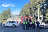 La avenida Pérez Bustamante, en el sur de la ciudad, está parcialmente cerrada por siniestro de tránsito