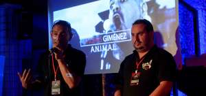 Miguel Garc&iacute;a y Pablo Montiel, organizadores de Ibarrock y del Reto 1.200. Estos gestores buscan auspicios para que personal de Guinness llegue al pa&iacute;s.