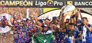 Delf&iacute;n clasific&oacute; a la Copa Libertadores como Ecuador 1, tras proclamarse campe&oacute;n de la LigaPro.