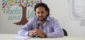 Andr&eacute;s Michelena, secretario nacional de Comunicaci&oacute;n, explica el alcance del veto del Ejecutivo a la LOC. 