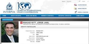 Foto: Tomada sitio web Interpol 