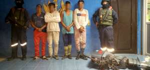 Los detenidos y las evidencias fueron entregados a la Polic&iacute;a Judicial.