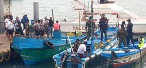 Banda de piratas fue capturada por la Armada