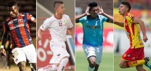 Desde la izquierda: Juan Diego Rojas, Anderson Naula, Bruno Vides y Joao Rojas.