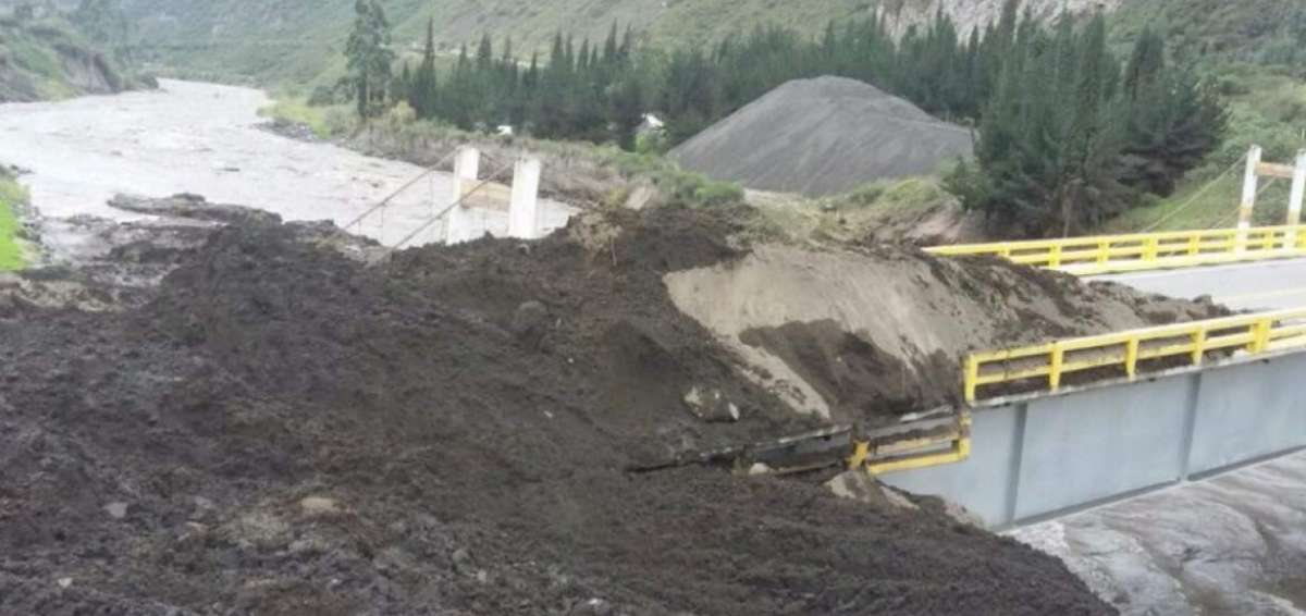 El s&aacute;bado se report&oacute; un deslave en el sector de Cahuaj&iacute;.