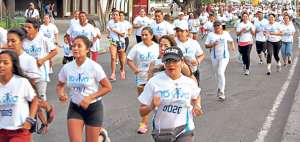 La competencia inici&oacute; a las 07:00 del pasado 28 de junio. Avanz&oacute; por las principales calles de Manta y culmin&oacute; en la Plaza C&iacute;vica. Foto: Cortes&iacute;a Ministerio del Interior