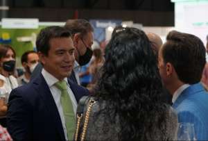 Daniel Noboa Az&iacute;n visita Espa&ntilde;a liderando diversos proyectos