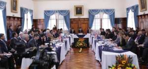 Ministros de Agricultura y delegaciones de 14 pa&iacute;ses se reunieron en Quito el 5 de agosto de 2019.