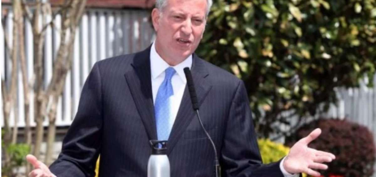 El alcalde de Nueva York, Bill de Blasio.