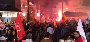 Nueva marcha de simpatizantes de CREO se registr&oacute; en Quito