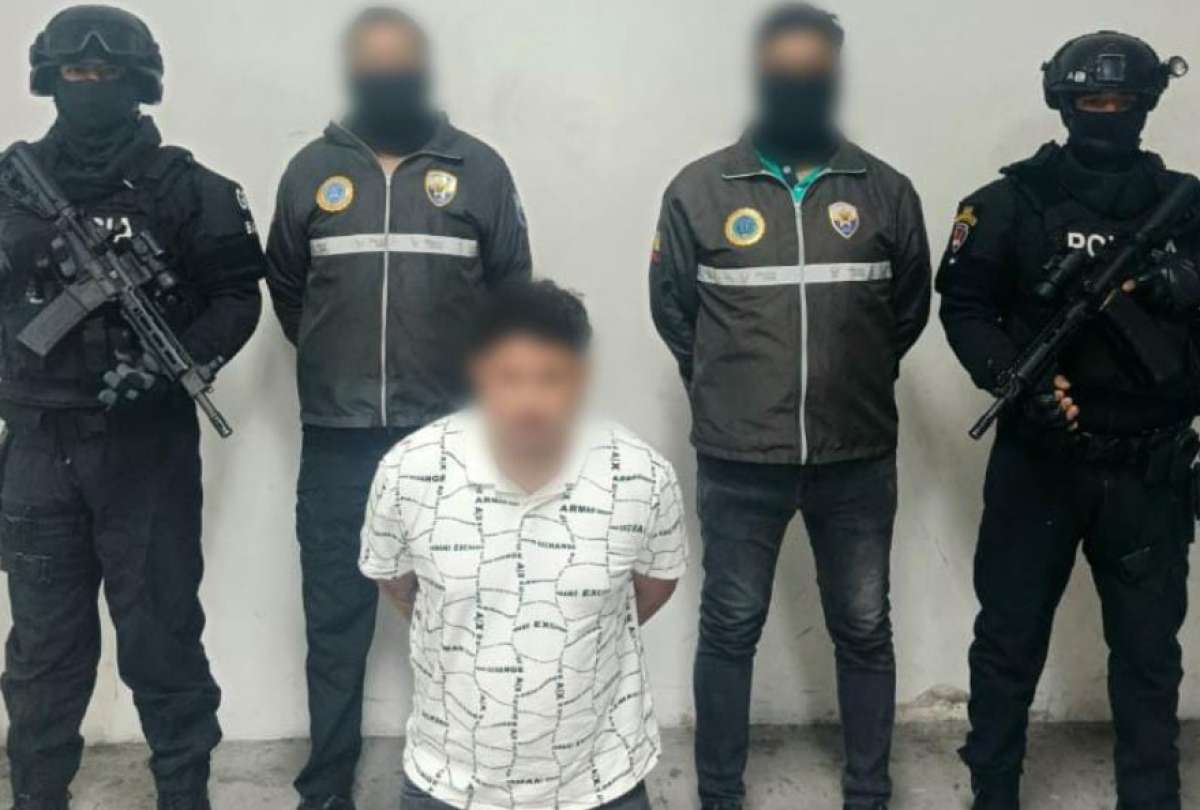 Jairo Z. fue detenido tras estar prófugo en Quito.