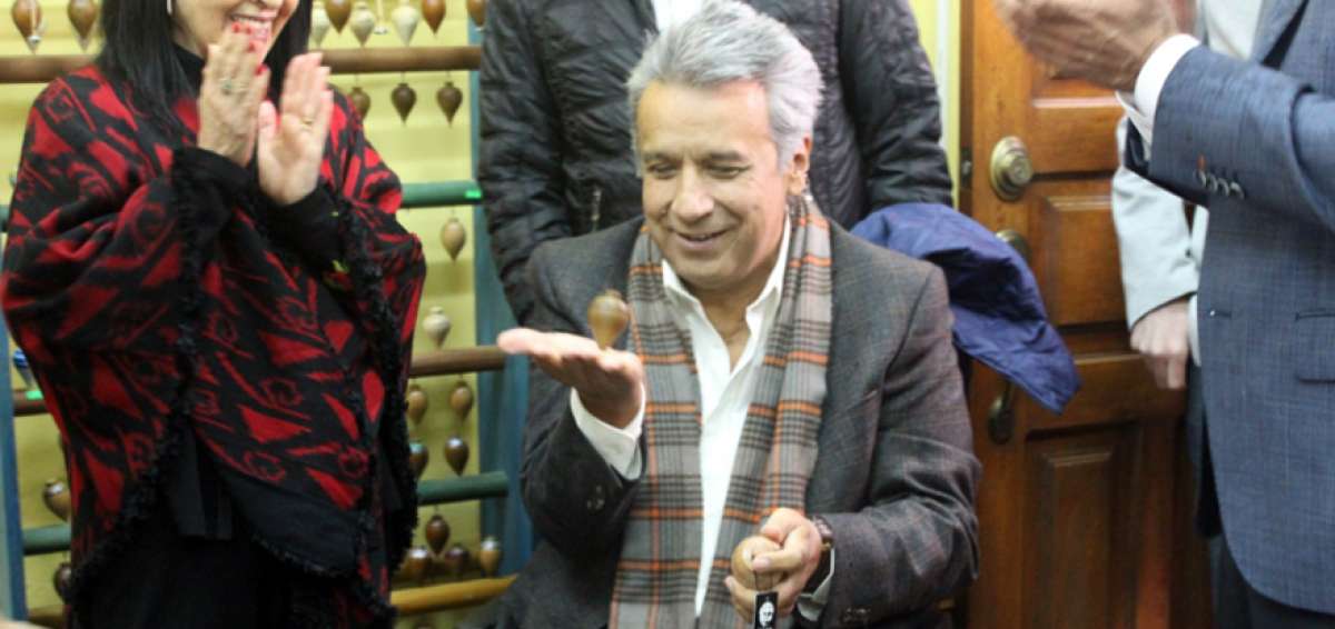 Moreno visita tradicional barrio La Ronda