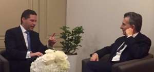 Rodas se reuni&oacute; con Macri en Colombia