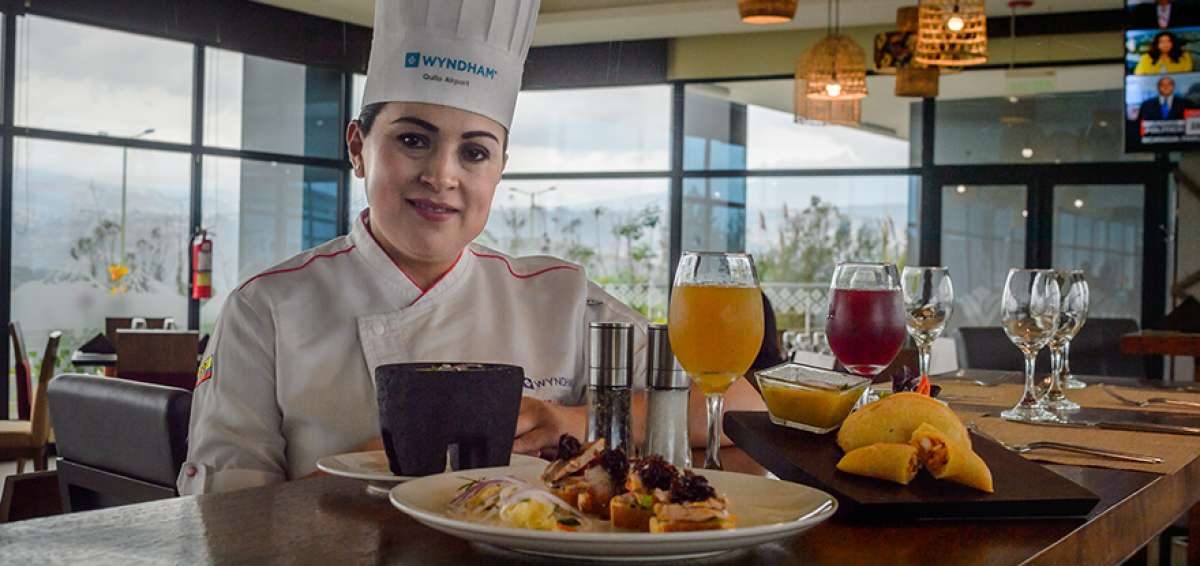 El chef Gabriela Cadena es la &uacute;nica mujer en el Ecuador que ocupa el cargo de chef ejecutiva.