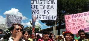Pobladores amaz&oacute;nicos de Ecuador acudir&aacute;n a varias instancias para reclamar por el fallo a favor de la petrolera Chevron.