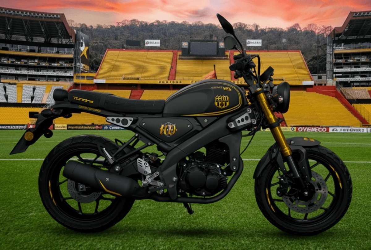 Barcelona presentó su moto centenaria