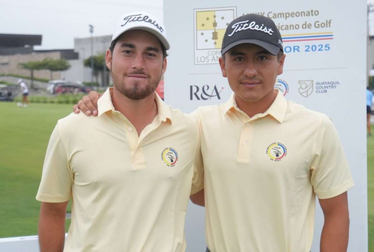 Ecuador comparte la cima de la Copa Los Andes y acaricia un título inédito en golf