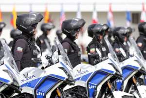 Equipamiento para la Polic&iacute;a Nacional fue entregado en Ecuador.