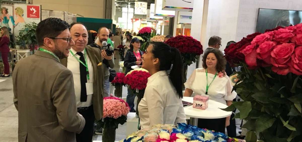 Las flores ecuatorianas participaron en una feria internacional en Rusia.