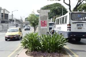Las primeras esculturas que desaparecieron  fueron las que estaban cerca de la intersecci&oacute;n con la avenida Jhon F. Kennedy. Foto: Alfredo Piedrah&iacute;ta | El Tel&eacute;grafo
