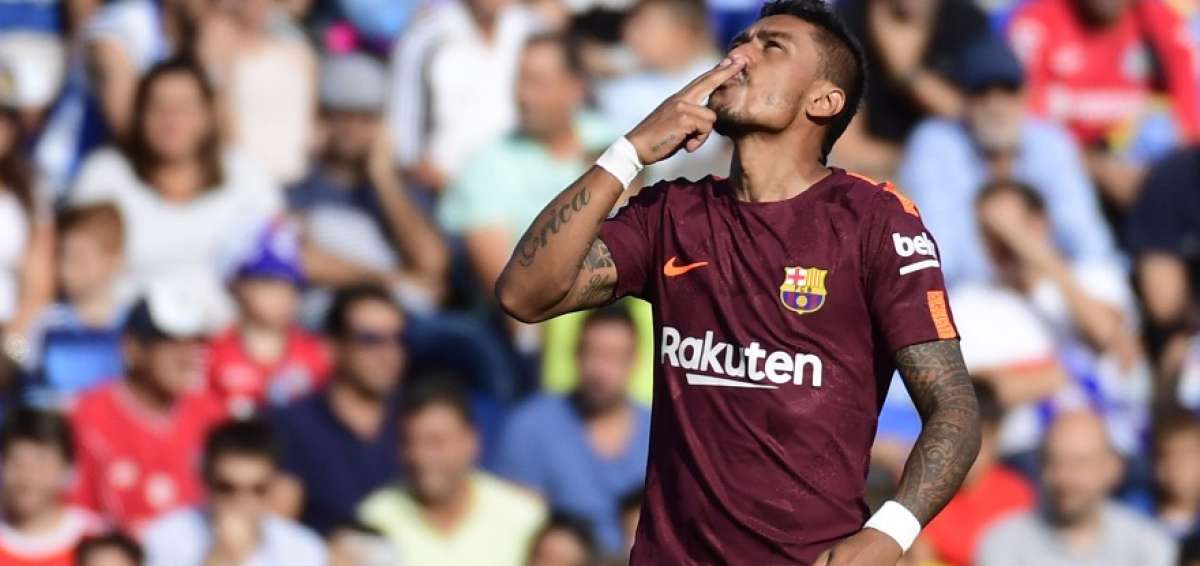 Paulinho salva al Barcelona en Getafe y lo coloca l&iacute;der