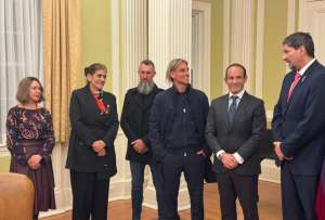 La Tri compartió un encuentro institucional en la Embajada de Ecuador en Washington D.C. previo al sorteo del Mundial