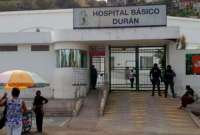 El informe se refiere a lo que habría sucedido en el Hospital Básico de Durán