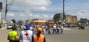 Sistema de Alerta Temprana se puso a prueba en San Lorenzo, Esmeraldas