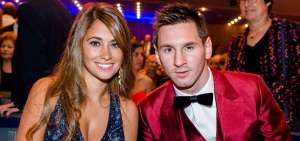 Lionel Messi junto a su pareja Antonella Roccuzzo.