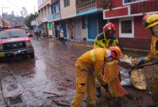 Inundaciones se registraron en Sangolquí, Rumiñahui. 