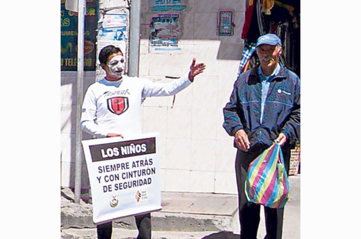 La seguridad vial se difunde en varias zonas 