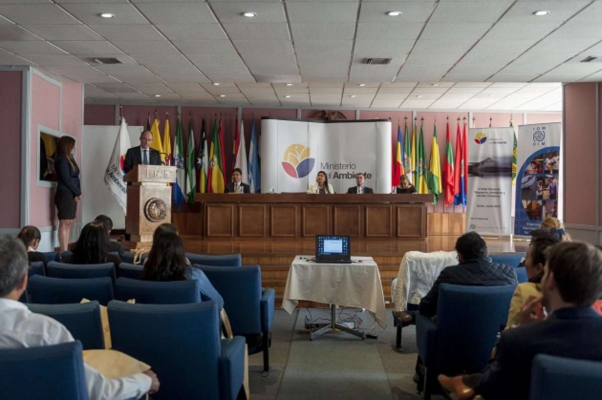 El MAE junto a la Organizaci&oacute;n Internacional de la Migraci&oacute;n brindan hoy un taller sobre Migraci&oacute;n y Cambio Clim&aacute;tico. Foto: Miguel Jim&eacute;nez / EL TEL&Eacute;GRAFO