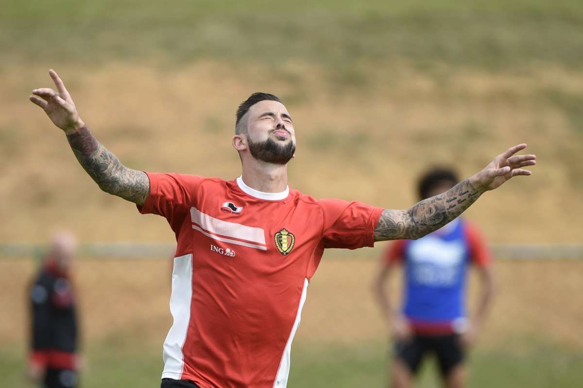 Steven Defour podr&iacute;a jugar los cuartos de final si es que B&eacute;lgica llega a esa instancia. Foto: AFP
