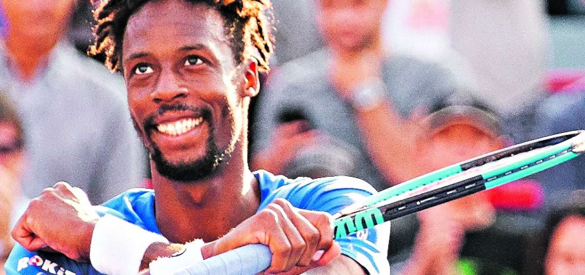 El franc&eacute;s Gael Monfils tuvo que jugar dos partidos en un d&iacute;a, debido a que su encuentro de cuartos de final, el viernes, se suspendi&oacute; por lluvia.
