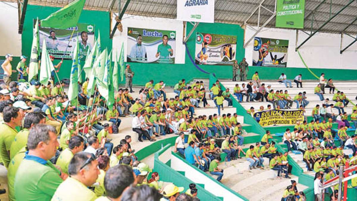 En el coliseo Nubia Villac&iacute;s, de Esmeraldas, se realiz&oacute; la Cuarta Convenci&oacute;n Nacional de PAIS, donde se reformaron los estatutos. Foto: &Aacute;lvaro P&eacute;rez.