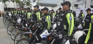 El viernes 7 de febrero de 2020, tanto en Quito como en Guayaquil, se entregaron docenas de motocicletas para aumentar los patrullajes policiales.