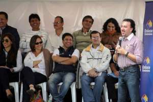 Pabel Mu&ntilde;oz, titular de la Senplades, explic&oacute; durante el Enlace Ciudadano 424 en Pifo, Pichincha, sobre el premio. FOTO: tomada de la cuenta de Twitter &rlm;@SenpladesEc