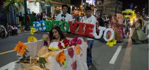 La Facultad de Hoteler&iacute;a y Turismo destac&oacute; en el evento. Caracteriz&oacute; al cant&oacute;n Portoviejo con sus iconos y tradiciones.