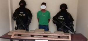 21 kilos de marihuana escondidos en madera fueron incautados