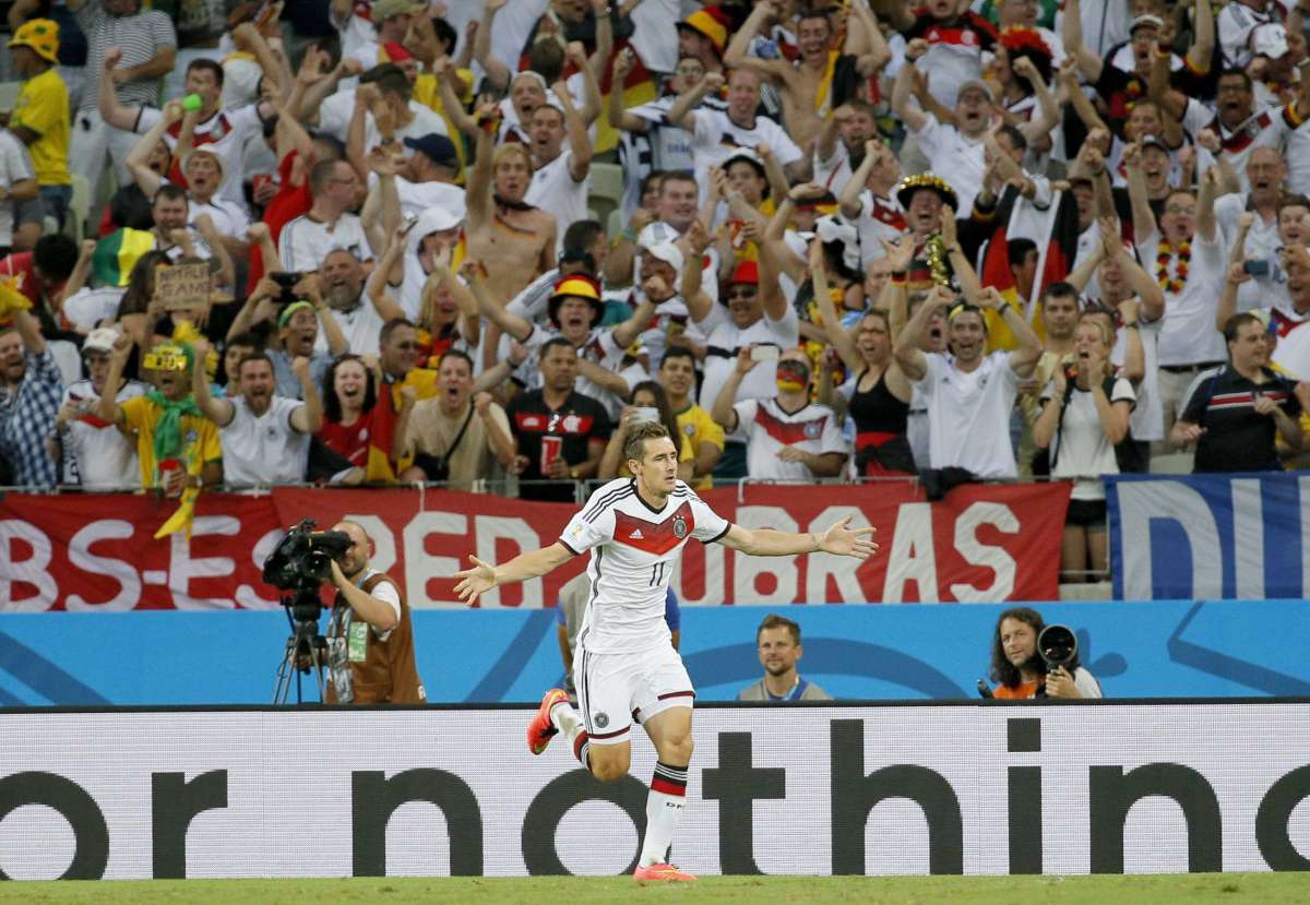 Miroslav Klose disputa su cuarto Mundial consecutivo. Foto: Agencias