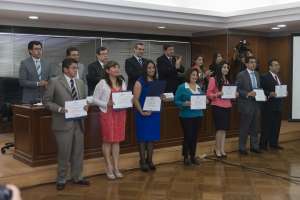 Los 34 nuevos jueces de Pichincha fueron posesionados. FOTO: John Guevara / EL TEL&Eacute;GRAFO
