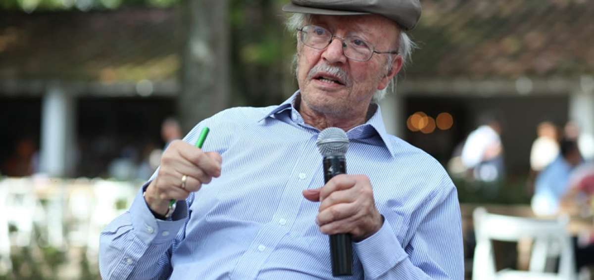 El maestro de periodistas, la semana pasada, en el &uacute;ltimo Festival Gabo. Hace tres a&ntilde;os recomend&oacute; &ldquo;ponerse del lado de la gente durante las protestas&rdquo;.