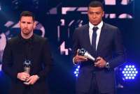 Mbappé envió un mensaje a Messi tras los premios The Best