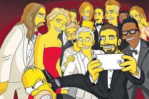 Matt Groening parodi&oacute;  el &lsquo;selfie&rsquo; del Oscar