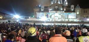 Se calcula que m&aacute;s de un mill&oacute;n de personas acudan al santuario de El Quinche.