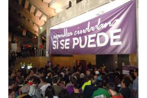La agrupaci&oacute;n Podemos realiza asambleas ciudadanas para tomar postura sobre diversos temas. Foto: Archivo