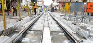 Las obras del tranv&iacute;a avanzan lentamente el sector 9 de Octubre y tambi&eacute;n en el barrio de Milchichig.
