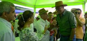 El vicepresidente Jorge Glas dialog&oacute; con campesinos y dirigentes arroceros y ganaderos. 