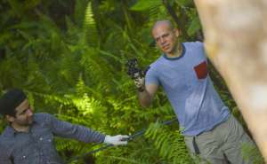Calle 13 visita Aguarico