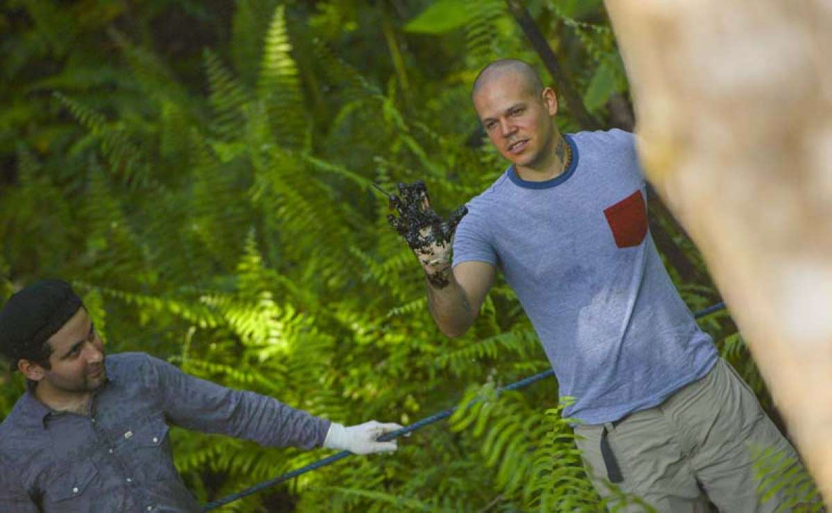 Calle 13 visita Aguarico
